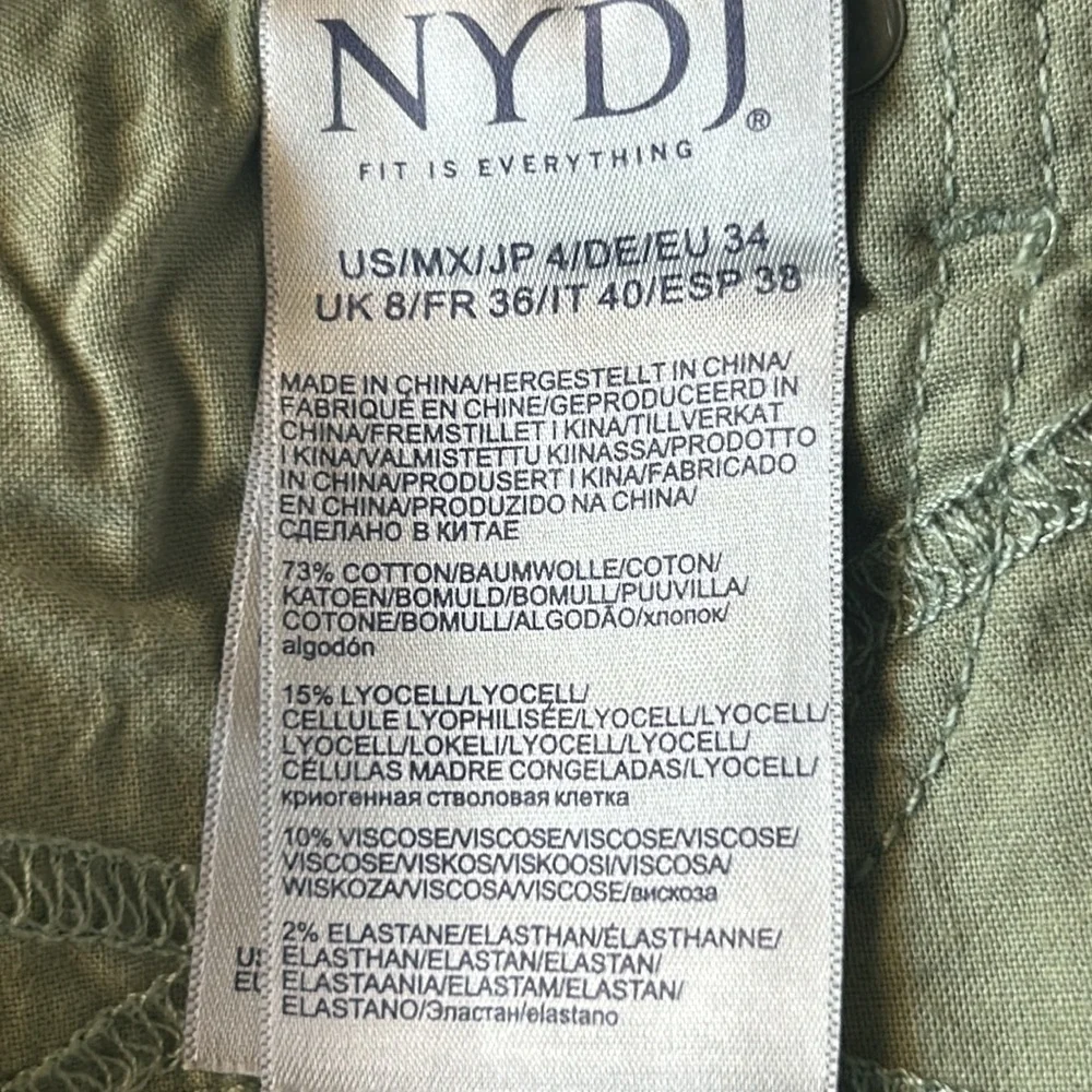 NYDJ Alina legging jegging jeans in green size 4